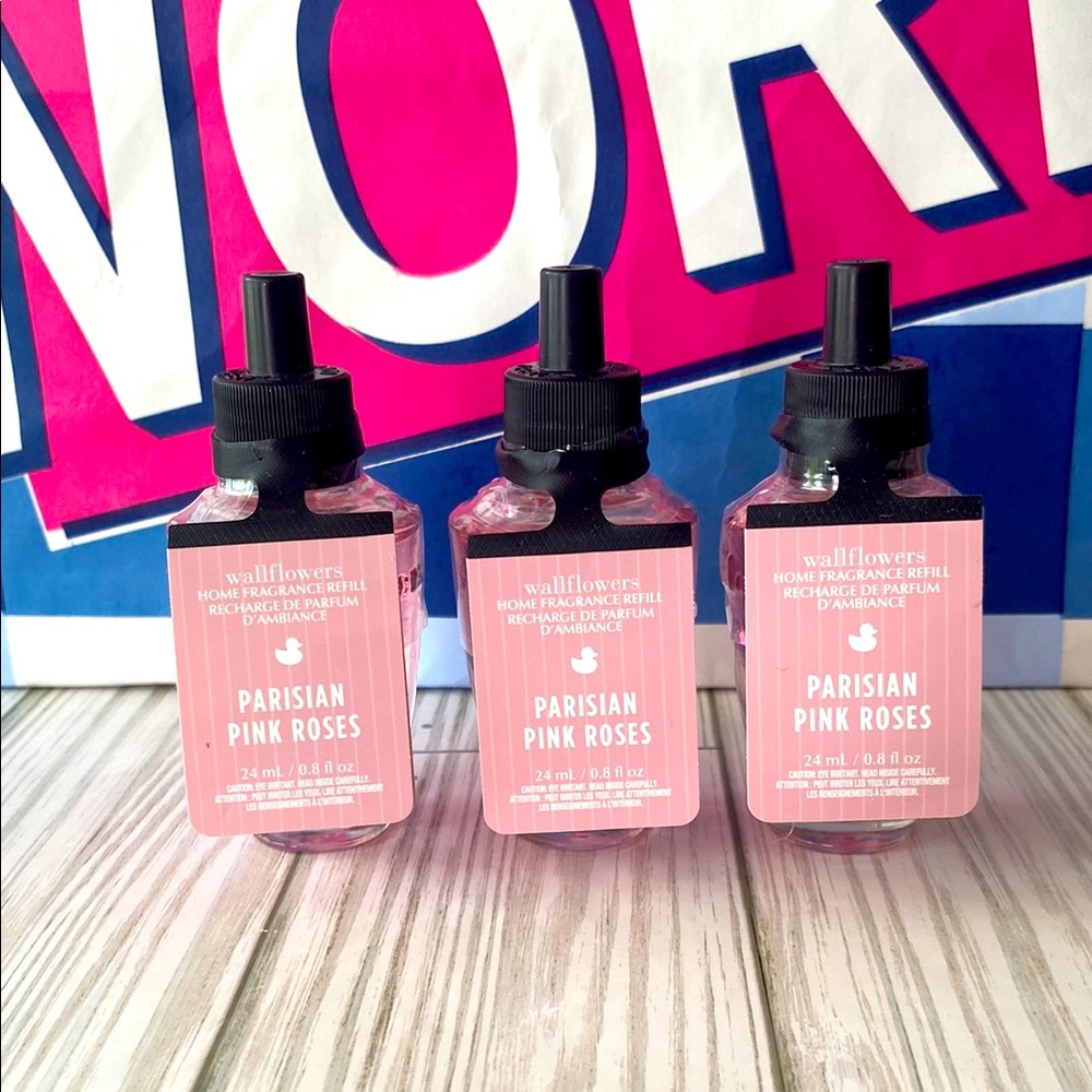Bath & Body Works Wallflower x3 *PARISIAN PINK ROSES*